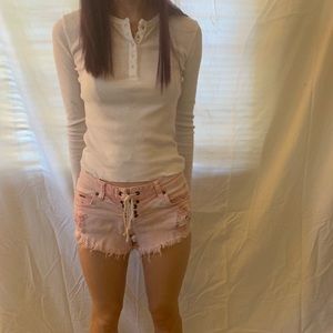 Billabong Shorts in Baby Pink
